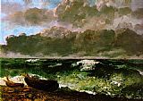 The Stormy Sea by Gustave Courbet
